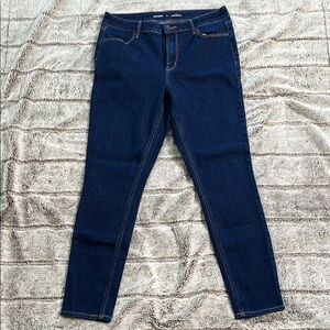 Old Navy Dark Blue High Rise Super Skinny Jeans